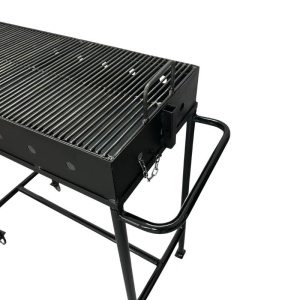 Gratar metalic pentru gradina, Vivatechnix Traditional, picioare detasabile, 80x40x95 cm - Img 2
