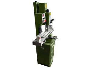 Masina de frezat metale Elektra 2.5 de Damatomacchin, masa transversală 520 x 160 mm, suport cu cameră pentru scule - Img 2