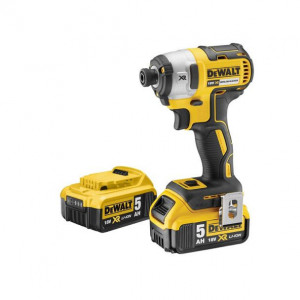 Masina de insurubat cu impact, cu acumulatori Dewalt DCF887P2, 18V/5.0Ah, cuplu maxim 205 Nm, 2 acumulatori, incarcator si valiza de transport - Img 2