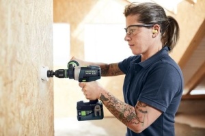 Masini de gaurit si insurubat cu acumulatori QUADRIVE TDC 18/4 5,0/4,0 I-Set, Festool - Img 4