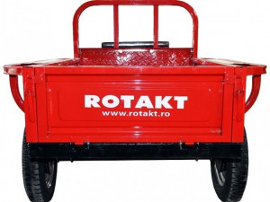 REMORCA MOTOCULTOR ROTAKT REM400 CAPACITATE 400 KG BASCULABILA - Img 4
