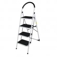 Scara otel BISONTE STR0204 4 trepte, inaltime maxima 95 cm pentru interior - Img 1