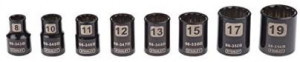 Set 3/8 sfm de 9 tubulare cu clichet, Stanley - Img 2