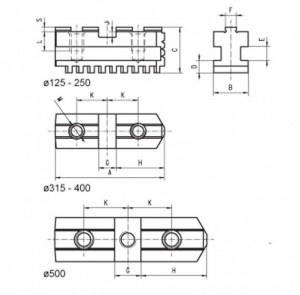 Set bacuri master: TIP SP 3600 3700, 315 mm, Bison - Img 3