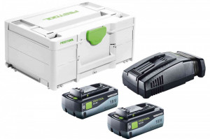 Set de energie SYS 18V 2x8,0/SCA16, Festool - Img 1