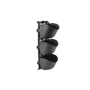 SET GHIVECI PERETE VERTICAL -PERETE 8" (30x24x21cm)×24buc. 26cm/80cm - Img 2