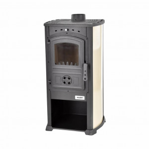 Soba pe lemne Hecht ardenis 7-8 kw pentru lemne si peleti - Img 1