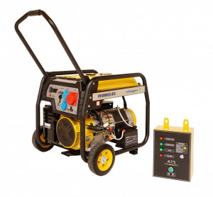 Stager FD 10000E3+ATS generator open-frame 8kW, trifazat, benzina, automatizare - Img 2