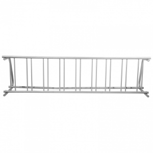 Suport pentru 9 biciclete, demontabil, Otel galvanizat, 283.5 x 67.3 x 74.3 cm - Img 2
