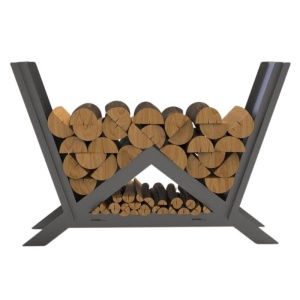 Suport pentru lemne, Krodesign Triangle KRO-1157, dimensiune 900x600x280 mm - Img 3