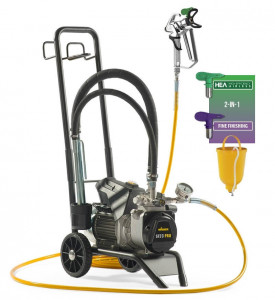 Wagner SuperFinish 23 PRO Cart HEA, debit material 2.6 l/min, duza max. 0,023”, motor electric 1,30 kW - Img 1