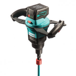 Amestecator Collomix, manual electronic cu acumulatori - cu prindere rapida HEXAFIX, cu 2 acumulatori Xo 10 NC + paleta WK 120 HF, 40 l - Img 2