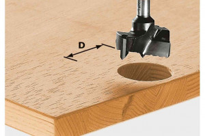 Burghiu pentru feronerii HW S8 D30, Festool - Img 1