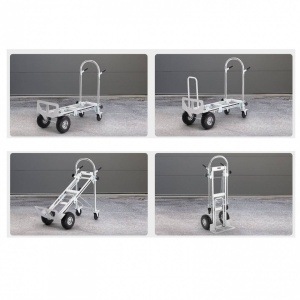 Carucior marfa 4 in 1, Capacitate max 454 kg, Greutate 18.3 Kg, Pliabil, Aluminiu - Img 4