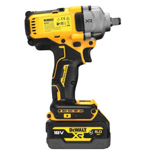 Cheie de impact cu nicovală cu inel de porc de 1/2" fără perii de 18 V XR - 2 X 5 Ah Automotive, DeWalt - Img 2