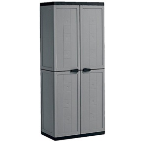 Dulap gri/negru Keter Jolly R16 68X39X166 - Img 1