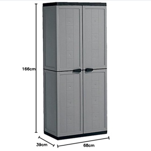 Dulap gri/negru Keter Jolly R16 68X39X166 - Img 4