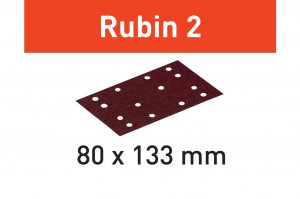 Foaie abraziva Rubin 80x133 P220 RU/50, Festool - Img 1