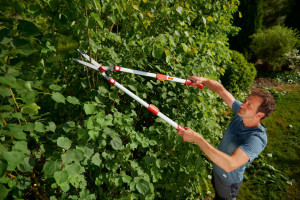 foarfeca gard viu cu maner telescopic Wolf-Garten HS 1000 T, latime de lucru 770-1000mm - Img 3