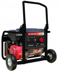 Generator curent trifazat, AGT 8603 HSB, 13 CP, motor Honda - Img 2