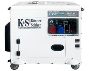 Generator de curent diesel 7.5 kW, KS 9200HDES-1/3 ATSR - Konner and Sohnen - Img 1