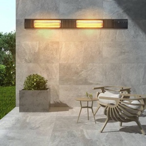 Incalzitor cu infrarosu de perete 333-3000W, Telecomanda, 9 trepte, Temporizator, IP65, Aluminiu, 1020x100x60 mm - Img 4