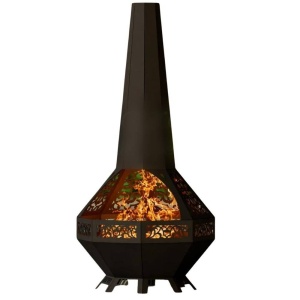 Incalzitor de terasa/gradina, Vivatechnix KRO-1074, Otel, Negru, 1573x706x762 mm, grosime 3 mm - Img 1
