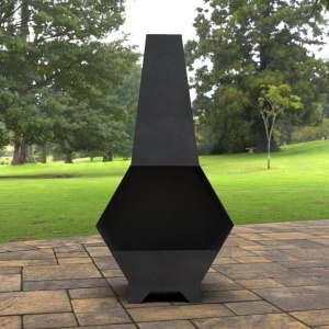 Incalzitor pentru terasa/gradina, Pyramid Hexagon II KRO-1076, Otel, Negru, 1200x605x406 mm, grosime 3 mm - Img 3
