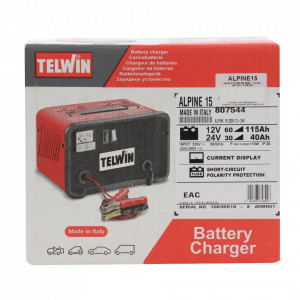 Incarcator baterii Alpine 15, 12/24V, 9A/12V, 4,5A/24V, 230 V - Img 2