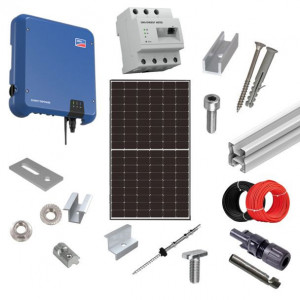 Kit fotovoltaic 10.66 kW on-grid, panouri Jinko Solar, invertor trifazat SMA, tigla metalica - Img 3