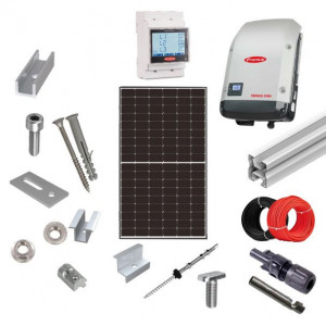 Kit fotovoltaic 8.2 kW, panouri Jinko Solar, invertor trifazat Fronius, tigla ceramica ondulata - Img 3