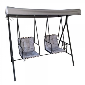 Leagan de gradina cu 2 locuri, Vivatechnix VMD-1024, dimensiune 120x187x206 cm, maxim 200Kg - Img 2