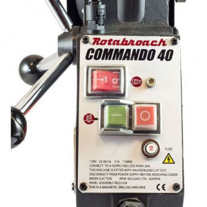 Masina de gaurit cu talpa magnetica 40mm, 1100W Rotabroach-Commando-40 - Img 4