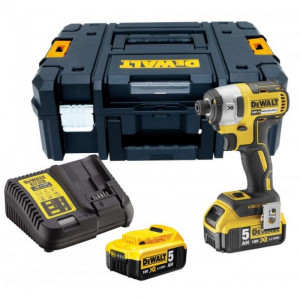 Masina de insurubat cu impact, cu acumulatori Dewalt DCF887P2, 18V/5.0Ah, cuplu maxim 205 Nm, 2 acumulatori, incarcator si valiza de transport - Img 3