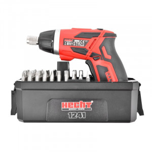 Masina de insurubat Hecht1241 cu acumulator 3.7 V cu 52 biti si suport de bit magnetic - Img 8