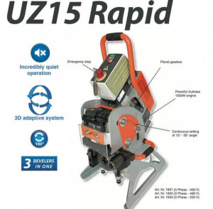 Masina de sanfrenat tabla UZ15 RAPID + MANIPULATOR 3D 400V, trifazat - Img 1