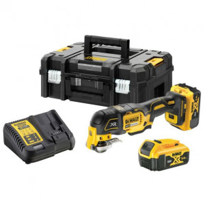Masina multifunctionala Dewalt DCS356P2, cu incarcator si 2 acumulatori 18V / 5.0Ah, cutie TSTAK II - Img 1