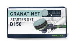 Material abraziv reticular Granat Net D150 GR NET-Set, Festool - Img 2