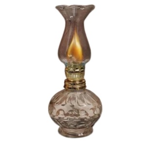 Mini Lampa cu gaz Vivatechnix Kutulu TR-1012, inaltime 20 cm, abajur de sticla - Img 1