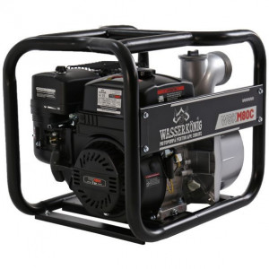 Motopompa 3" Wasserkonig WSKM80C, maxim 55 m³/ora , inaltime refulare max 30 m, motor euro V, benzina, putere 7 CP - Img 2