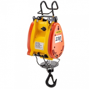 Palan electric cu cablu, 1300 W, Inaltime ridicare 30 m, Capacitate max 230 kg, viteza ridicare 16 m/min - Img 2