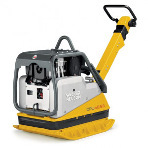 Placa compactoare reversibila Wacker Neuson DPU6555Hesh, cadru de protectie ingust, diesel, greutate 499 kg, forta de impact 65 kN, pornire electrica, contor ore de functionare - Img 1