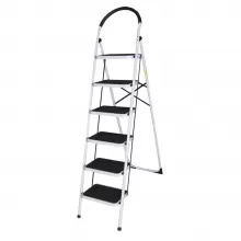 Scara otel BISONTE STR0206 6 trepte, inaltime maxima 145 cm pentru interior - Img 1