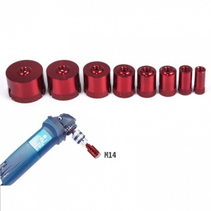 Set 8 carote diamantate pentru gresie Vevor M14, diametre 20/25/32/35/40/50/60/68 mm, 2 x discuri - Img 3