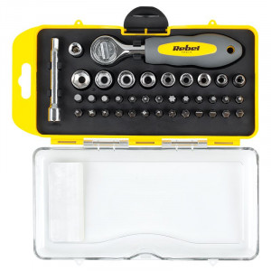 Set biti cu cheie Clichet Rebel RB-1104, 38 piese - Img 2