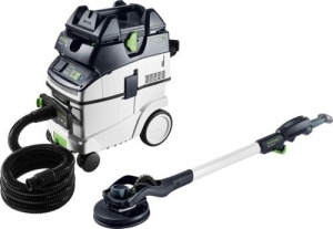 Set de şlefuitor cu gât lung şi aspirator PLANEX LHS 2-M 225 EQ/CTM 36-Set, Festool - Img 1
