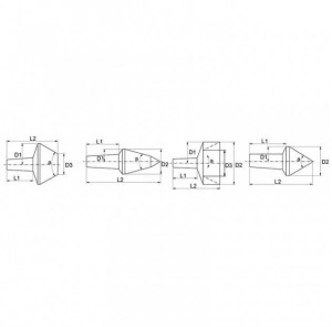 Set varf rotativ C050/4 - Img 2