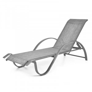 Sezlong de gradina, cadru de aluminiu Hecht Sofia Lounger - Img 2
