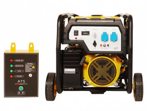 Stager FD 6500E+ATS generator open-frame 5kW, monofazat, benzina, automatizare - Img 4