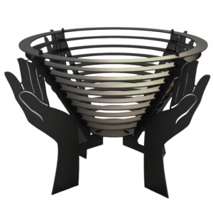 Vatra metalica de foc Krodesign KRO-1070, diametru 600 mm, grosime 4 mm, pentru exterior - Img 1